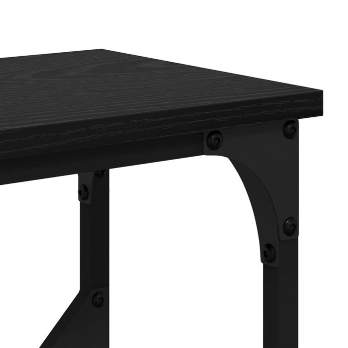 Masă de consolă Stejar Negru 102 x 23 x 75 cm Lemn compozit - WALTI WALTI