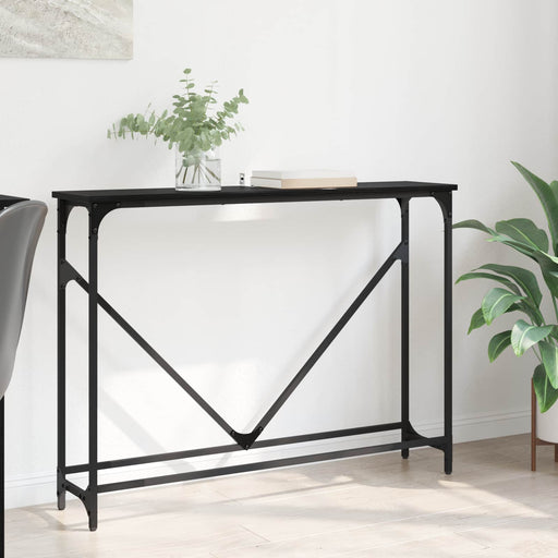 Masă de consolă Stejar Negru 102 x 23 x 75 cm Lemn compozit - WALTI WALTI
