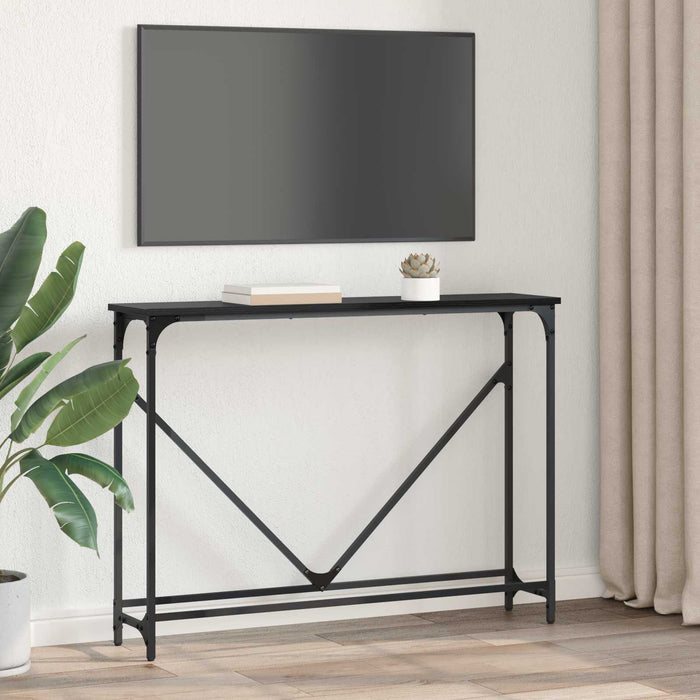 Masă de consolă Stejar Negru 102 x 23 x 75 cm Lemn compozit - WALTI WALTI