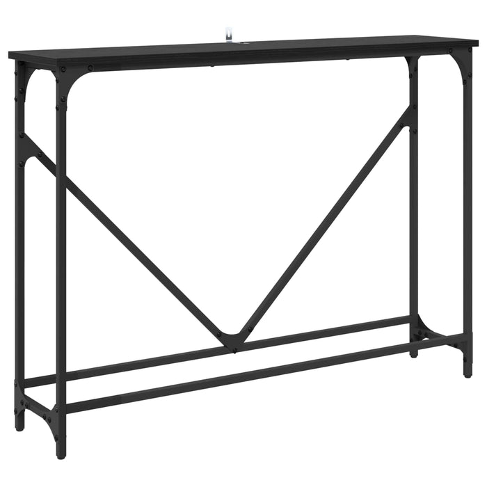 Masă de consolă Stejar Negru 102 x 23 x 75 cm Lemn compozit - WALTI WALTI
