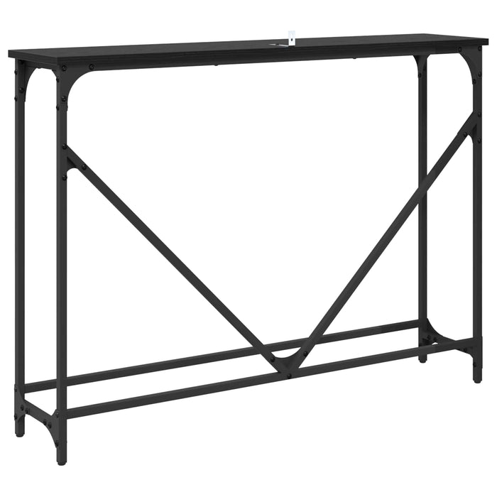 Masă de consolă Stejar Negru 102 x 23 x 75 cm Lemn compozit - WALTI WALTI