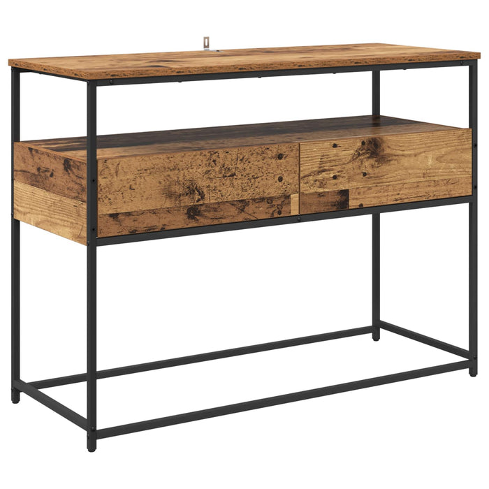 Masă de consolă Lemn Vechi 100 x 40 x 75 cm Lemn compozit - WALTI WALTI