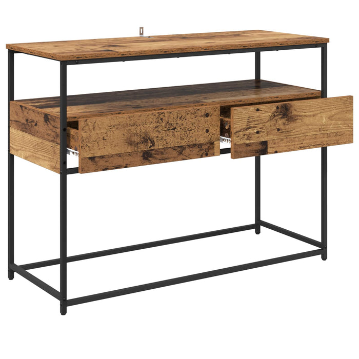 Masă de consolă Lemn Vechi 100 x 40 x 75 cm Lemn compozit - WALTI WALTI