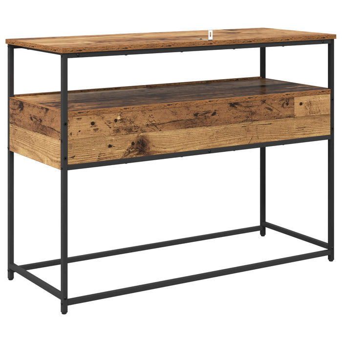 Masă de consolă Lemn Vechi 100 x 40 x 75 cm Lemn compozit - WALTI WALTI