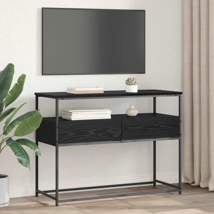 Masă de consolă Stejar Negru 100 x 40 x 75 cm Lemn compozit - WALTI WALTI