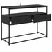 Masă de consolă Stejar Negru 100 x 40 x 75 cm Lemn compozit - WALTI WALTI