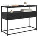 Masă de consolă Stejar Negru 100 x 40 x 75 cm Lemn compozit - WALTI WALTI