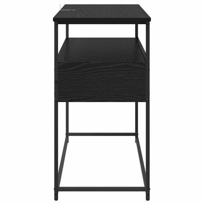 Masă de consolă Stejar Negru 100 x 40 x 75 cm Lemn compozit - WALTI WALTI