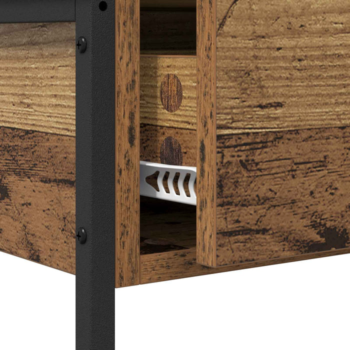 Masă de consolă Lemn Vechi 100 x 34,5 x 75 cm Lemn compozit WALTI