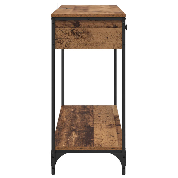 Masă de consolă Lemn Vechi 100 x 34,5 x 75 cm Lemn compozit WALTI