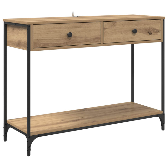 Masă de consolă Stejar Artizanal 100 x 34,5 x 75 cm WALTI