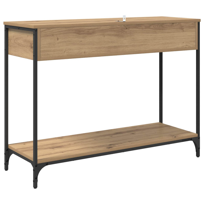 Masă de consolă Stejar Artizanal 100 x 34,5 x 75 cm WALTI