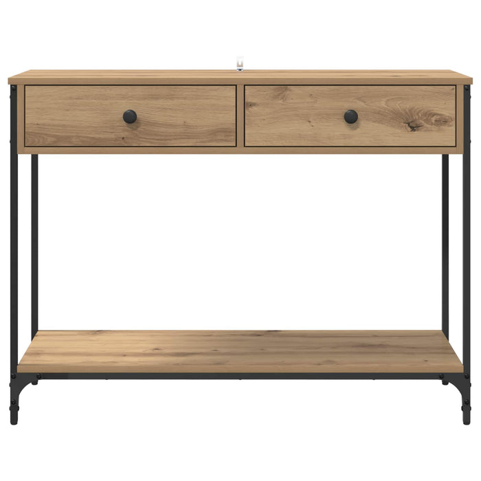 Masă de consolă Stejar Artizanal 100 x 34,5 x 75 cm WALTI