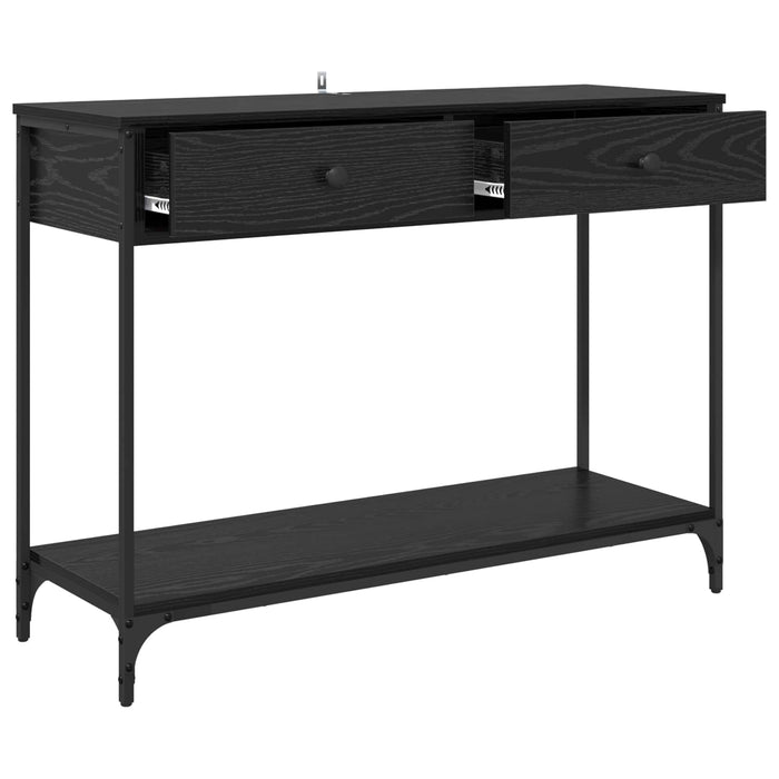 Masă de consolă Stejar Negru 100 x 34,5 x 75 cm Lemn compozit WALTI