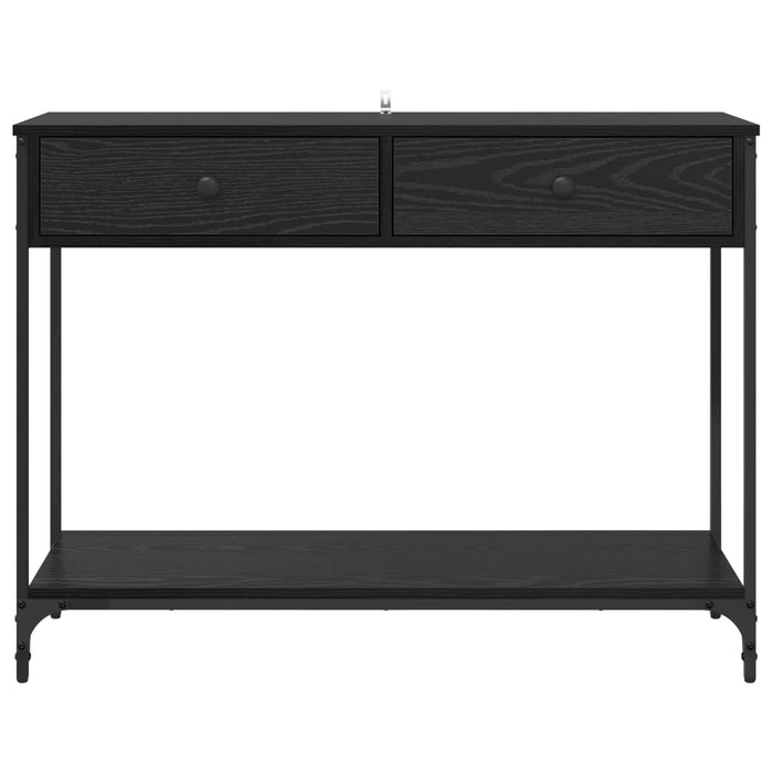 Masă de consolă Stejar Negru 100 x 34,5 x 75 cm Lemn compozit WALTI
