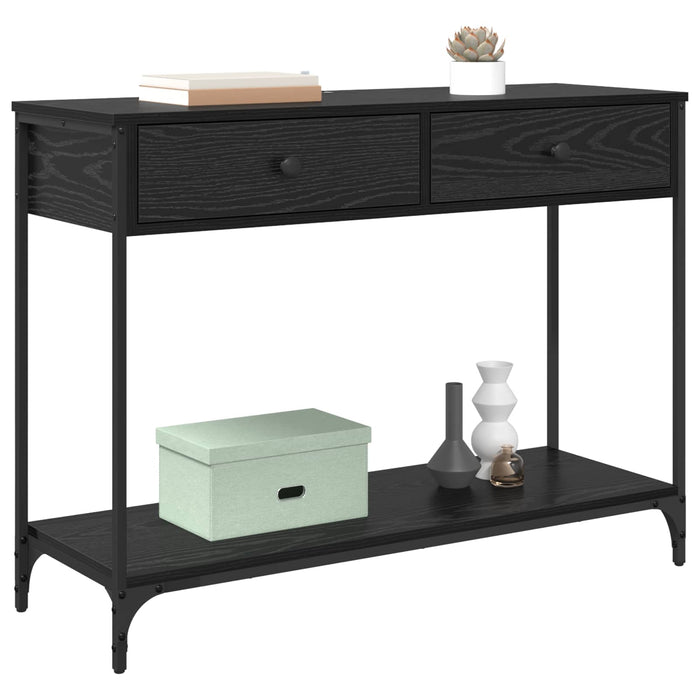 Masă de consolă Stejar Negru 100 x 34,5 x 75 cm Lemn compozit WALTI