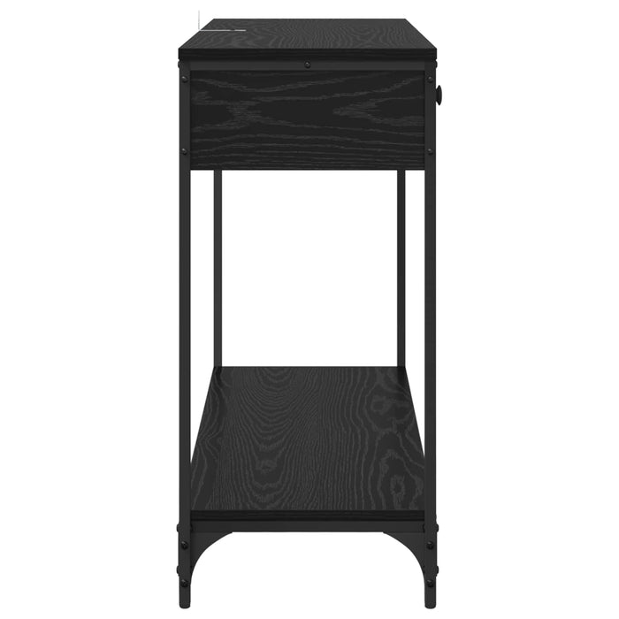 Masă de consolă Stejar Negru 100 x 34,5 x 75 cm Lemn compozit WALTI