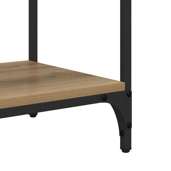 Masă de consolă Stejar Artizanal 75 x 34,5 x 75 cm WALTI