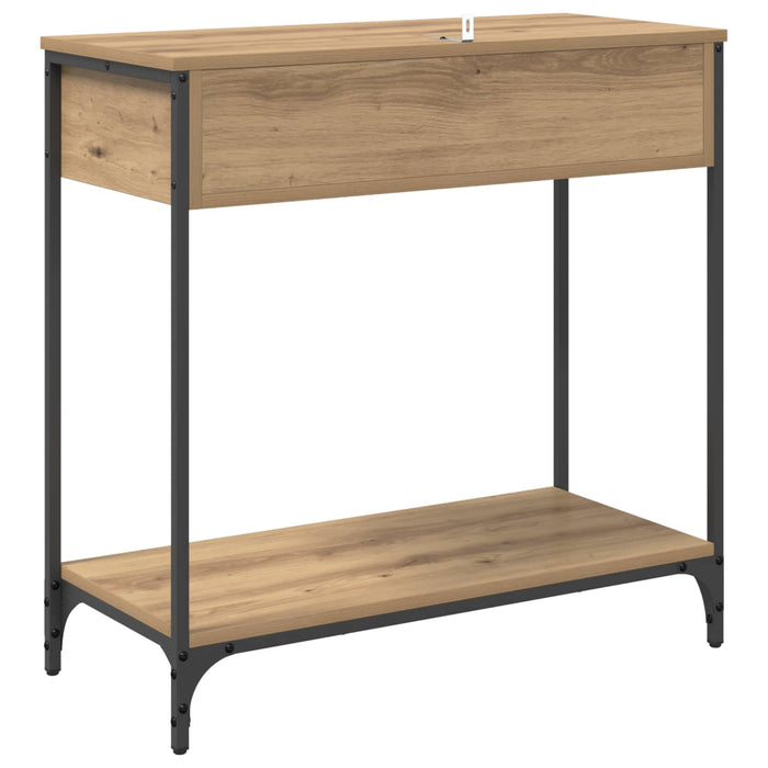 Masă de consolă Stejar Artizanal 75 x 34,5 x 75 cm WALTI