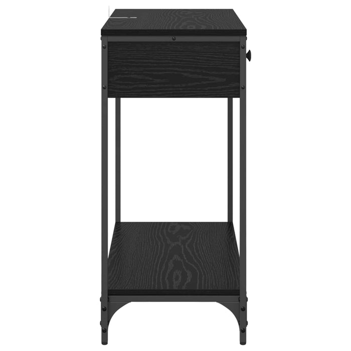 Masă de consolă Stejar Negru 75 x 34,5 x 75 cm Lemn compozit WALTI