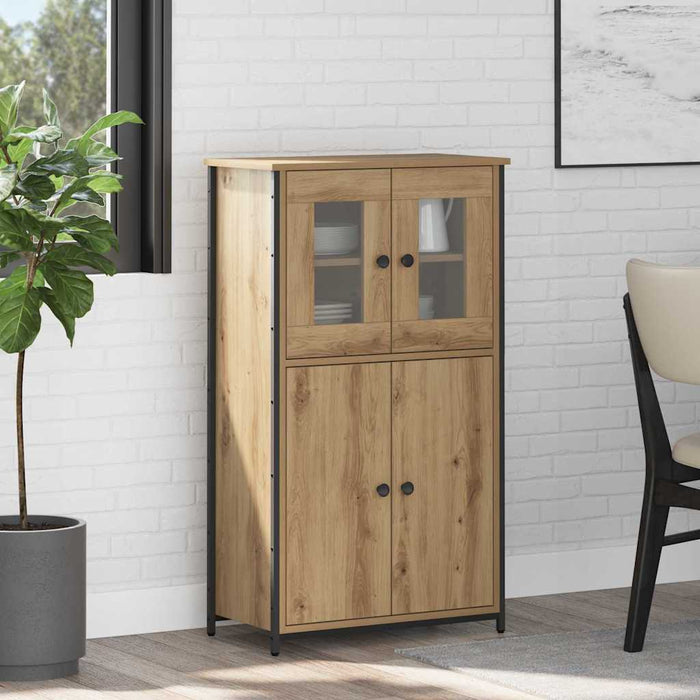 Bufet Stejar Artizanal 62 x 32 x 106,5 cm Lemn compozit - WALTI WALTI