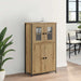 Bufet Stejar Artizanal 62 x 32 x 106,5 cm Lemn compozit - WALTI WALTI
