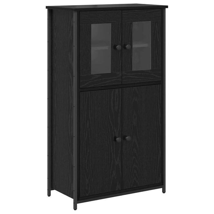 Bufet Stejar Negru 62 x 32 x 106,5 cm Lemn compozit - WALTI WALTI