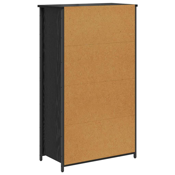 Bufet Stejar Negru 62 x 32 x 106,5 cm Lemn compozit - WALTI WALTI