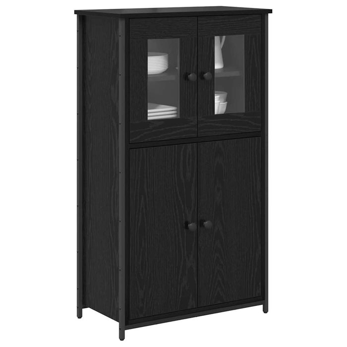 Bufet Stejar Negru 62 x 32 x 106,5 cm Lemn compozit - WALTI WALTI