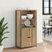 Bufet Stejar Artizanal 62 x 36 x 121,5 cm Lemn compozit - WALTI WALTI