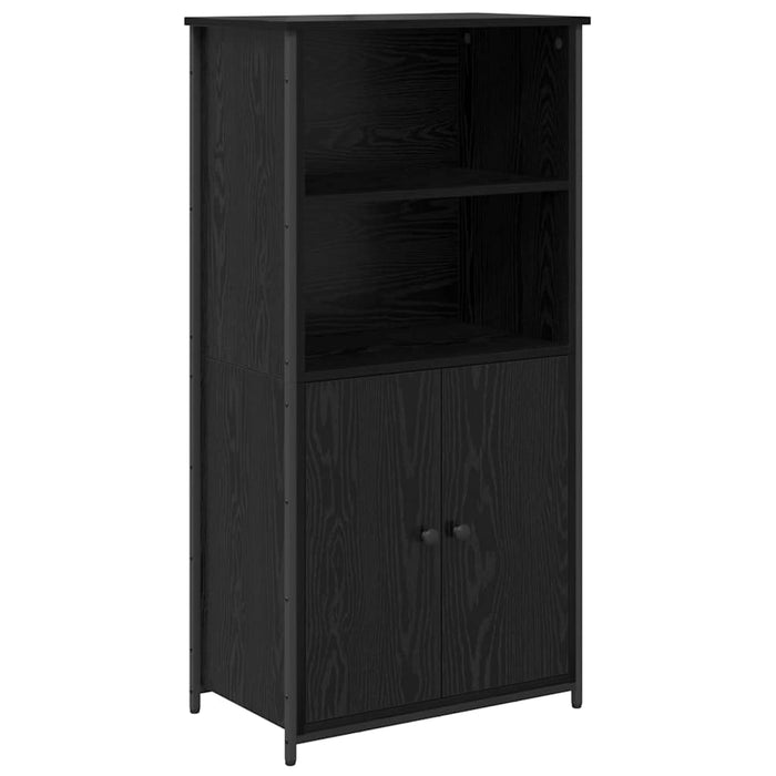 Bufet Stejar Negru 62 x 36 x 121,5 cm Lemn compozit - WALTI WALTI