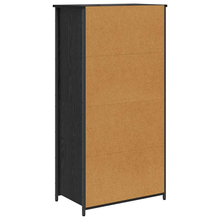 Bufet Stejar Negru 62 x 36 x 121,5 cm Lemn compozit - WALTI WALTI