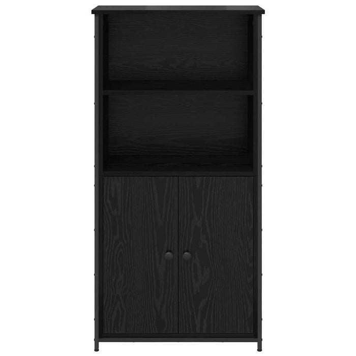 Bufet Stejar Negru 62 x 36 x 121,5 cm Lemn compozit - WALTI WALTI
