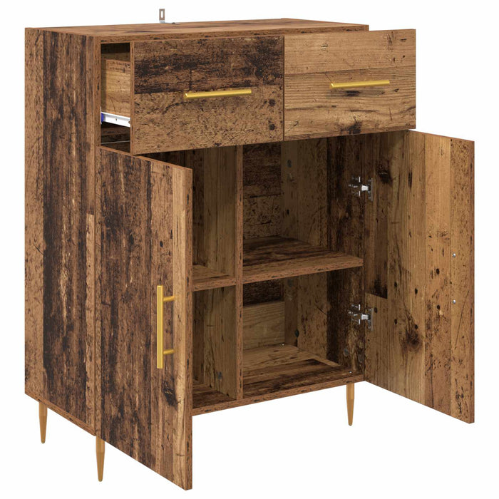 Bufet cu sertar Lemn Vechi 69,5 x 34 x 90 cm Lemn compozit - WALTI WALTI