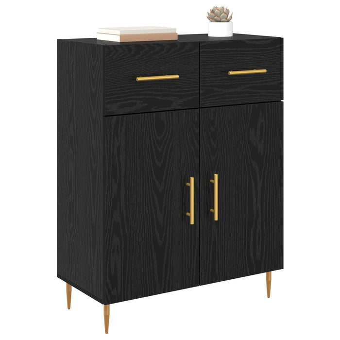 Bufet cu sertar Stejar Negru 69,5 x 34 x 90 cm Lemn compozit - WALTI WALTI