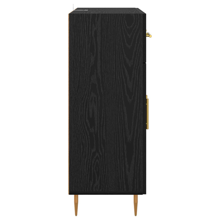 Bufet cu sertar Stejar Negru 69,5 x 34 x 90 cm Lemn compozit - WALTI WALTI