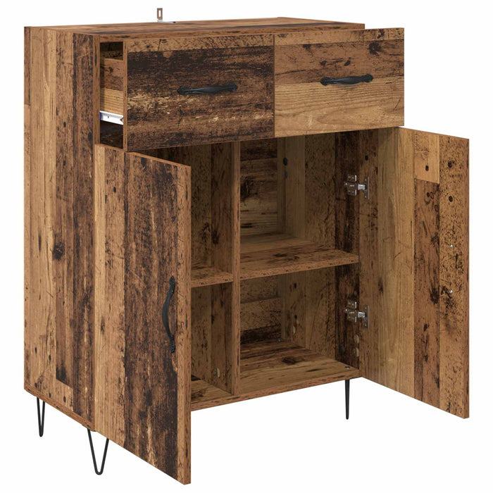 Bufet cu sertar Lemn Vechi 69,5 x 34 x 90 cm Lemn compozit - WALTI WALTI