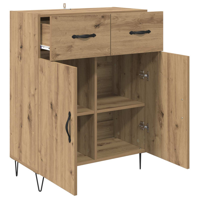 Bufet Stejar Artizanal 69,5 x 34 x 90 cm Lemn compozit - WALTI WALTI