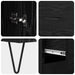 Bufet cu sertar Stejar Negru 69,5 x 34 x 90 cm Lemn compozit - WALTI WALTI