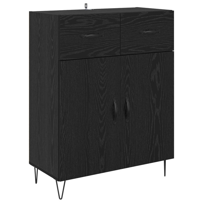 Bufet cu sertar Stejar Negru 69,5 x 34 x 90 cm Lemn compozit - WALTI WALTI