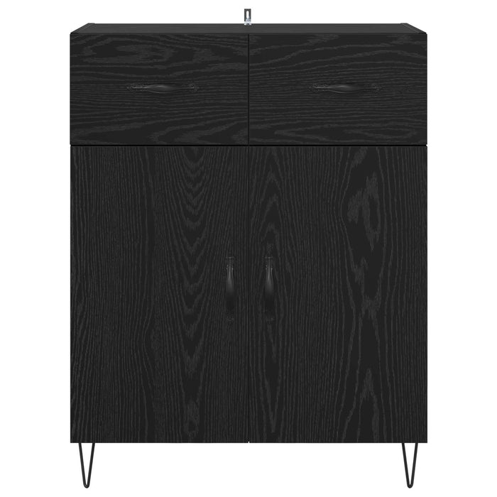 Bufet cu sertar Stejar Negru 69,5 x 34 x 90 cm Lemn compozit - WALTI WALTI