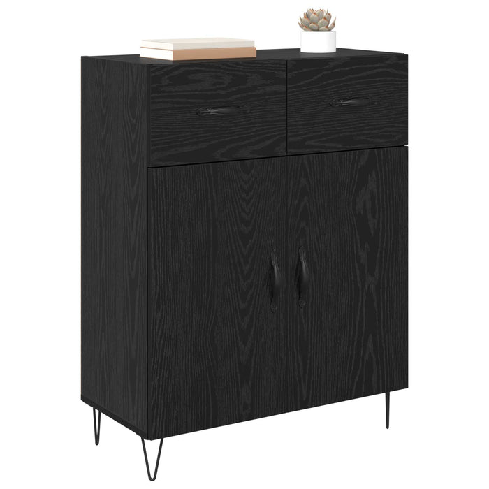Bufet cu sertar Stejar Negru 69,5 x 34 x 90 cm Lemn compozit - WALTI WALTI