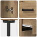 Bufet Stejar Artizanal 69,5 x 34 x 90 cm Lemn compozit - WALTI WALTI
