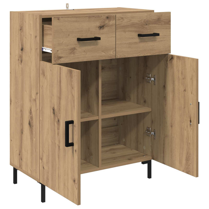 Bufet Stejar Artizanal 69,5 x 34 x 90 cm Lemn compozit - WALTI WALTI