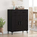 Bufet cu sertar Stejar Negru 69,5 x 34 x 90 cm Lemn compozit - WALTI WALTI