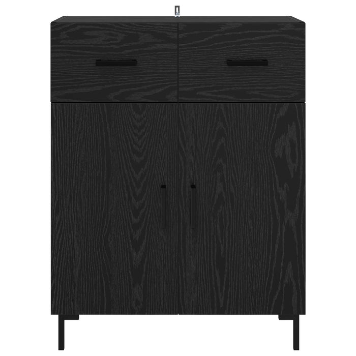Bufet cu sertar Stejar Negru 69,5 x 34 x 90 cm Lemn compozit - WALTI WALTI