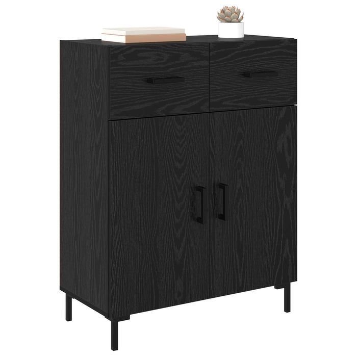 Bufet cu sertar Stejar Negru 69,5 x 34 x 90 cm Lemn compozit - WALTI WALTI