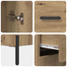 Bufet Stejar Artizanal 69,5 x 34 x 90 cm Lemn compozit - WALTI WALTI