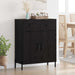 Bufet cu sertar Stejar Negru 69,5 x 34 x 90 cm Lemn compozit - WALTI WALTI
