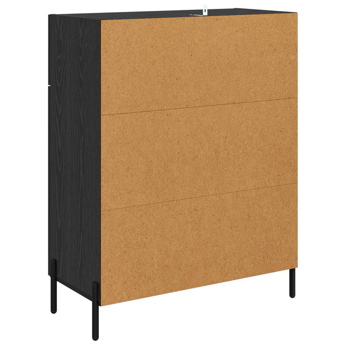 Bufet cu sertar Stejar Negru 69,5 x 34 x 90 cm Lemn compozit - WALTI WALTI